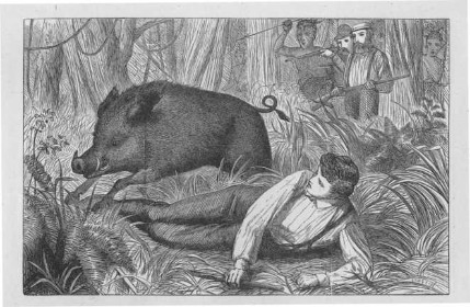 Boar Hunt, Jamaica, c. 1870
